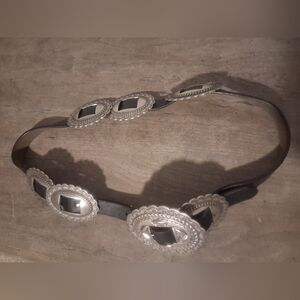 Ralph Lauren LRL Concho Leather Western Native Belt Size Medium